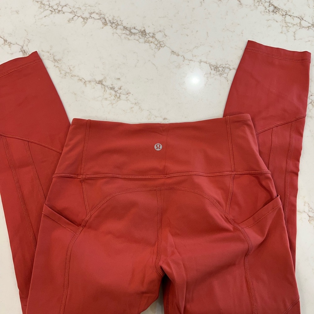 Lululemon Athletica Coral Leggings